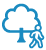 Person and Tree Icon for City Recreation