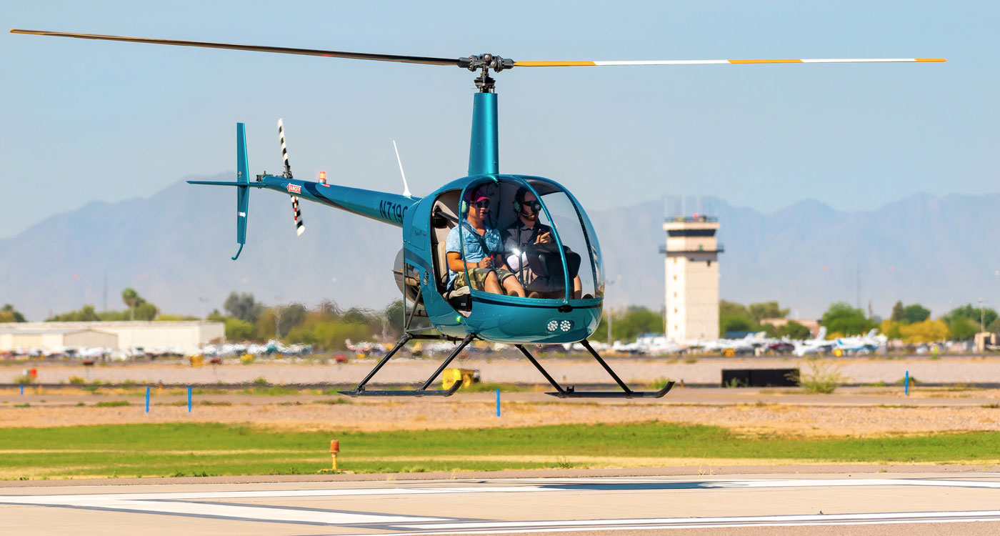 Helicopter at Chandler Municipal Airport