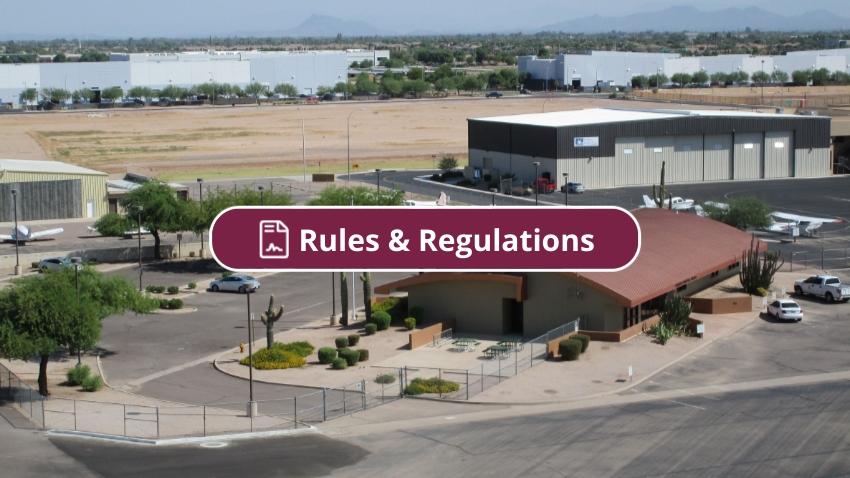 Airport Rules & Regulations Airport Rules & Regulations