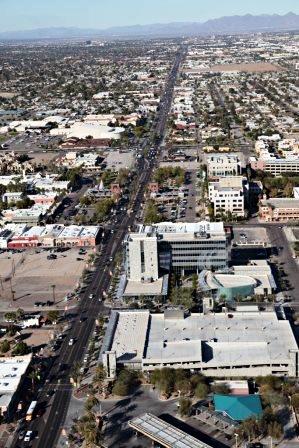 aerial photo of Arizona Ave