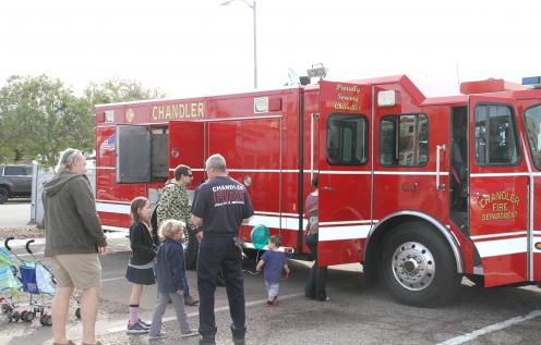 Chandler Fire Truck at a public safety event