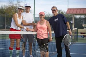 group of tennis players