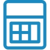 Calculator Icon: Calculate Your Household Water Use