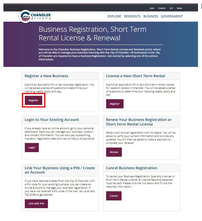 Business Registration Portal