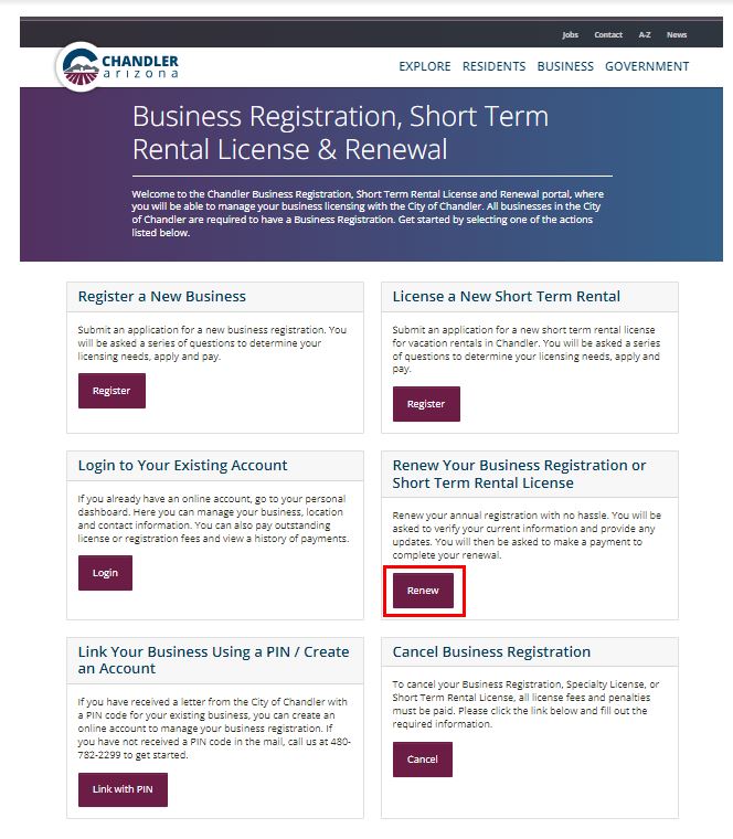 Business Registration Renewal