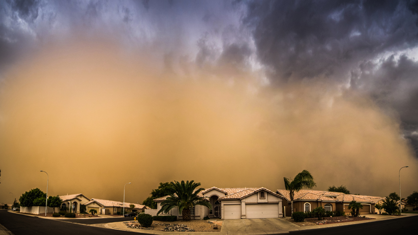 Monsoon storm