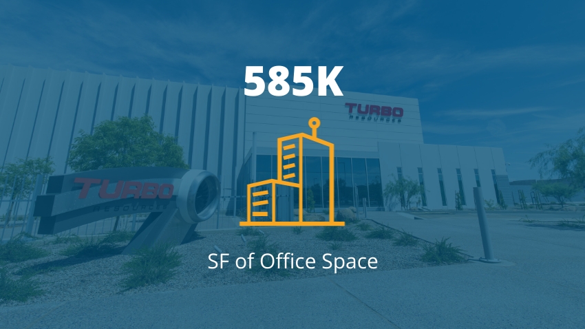 585K SF of Office Space