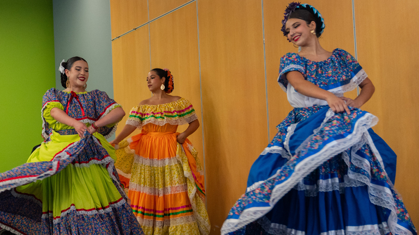 Dancers at a Chandler Contigo event