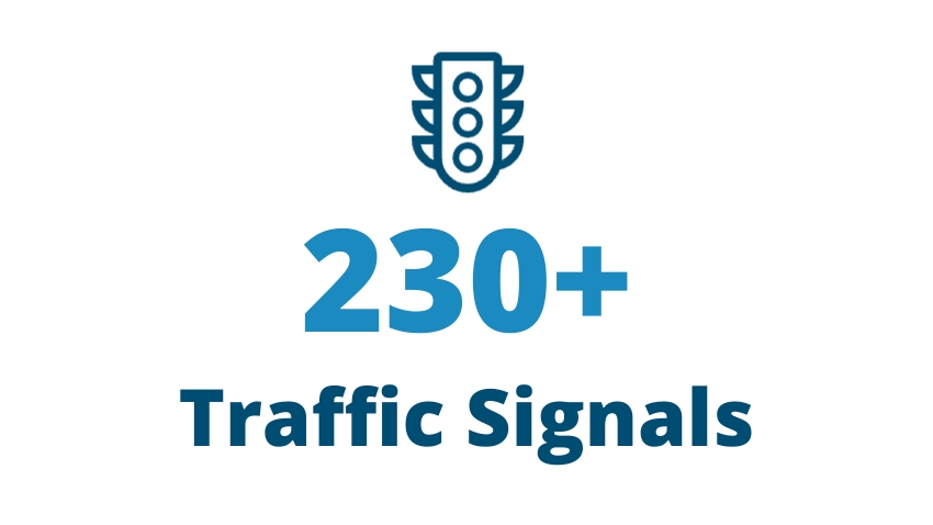 230+ traffic signals