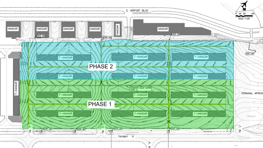 Pavement Reconstruction Rendering at Chandler Airport