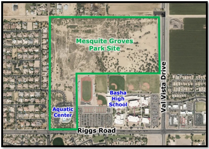 Mesquite Groves Park Project Map