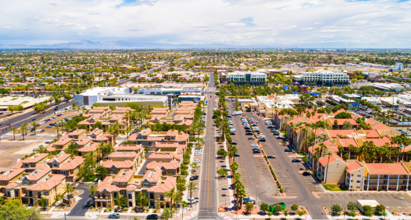 Aerial photo of the Downtown Region