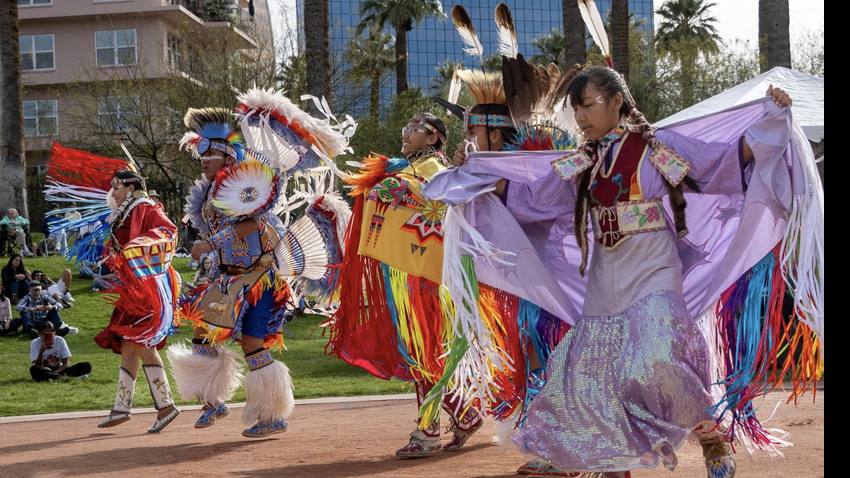 Group dance at multicultural Festival