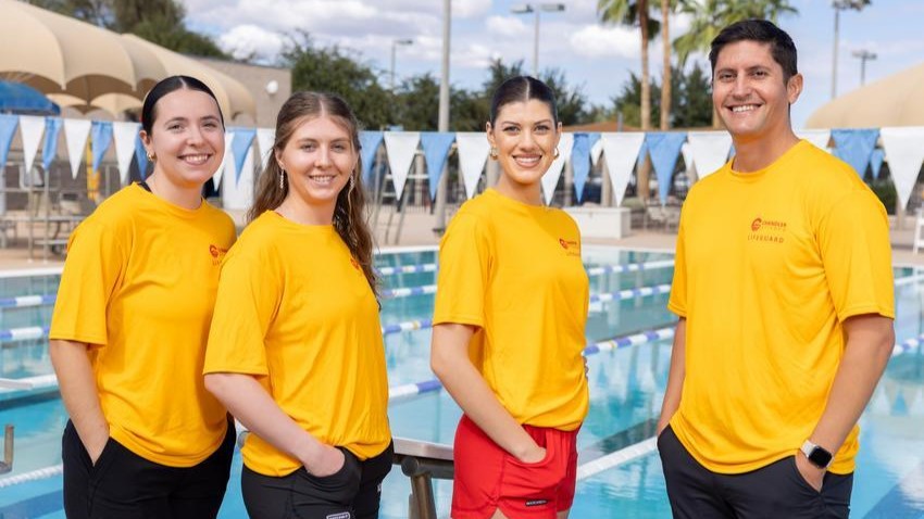 group of lifeguards