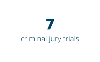 7 criminal jury trials