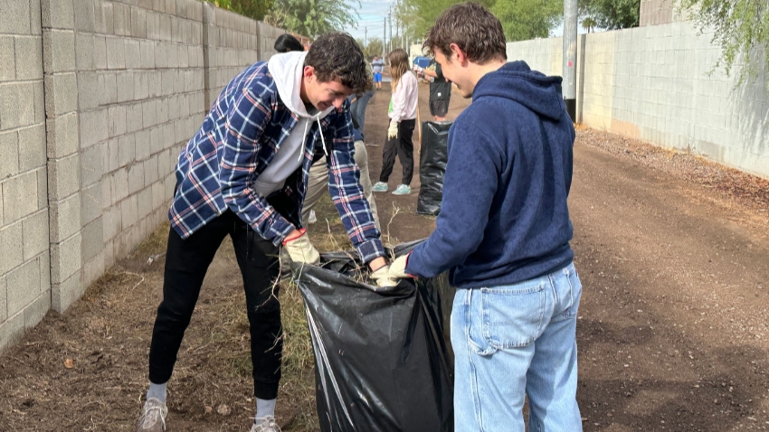 Volunteers at For Our City Day