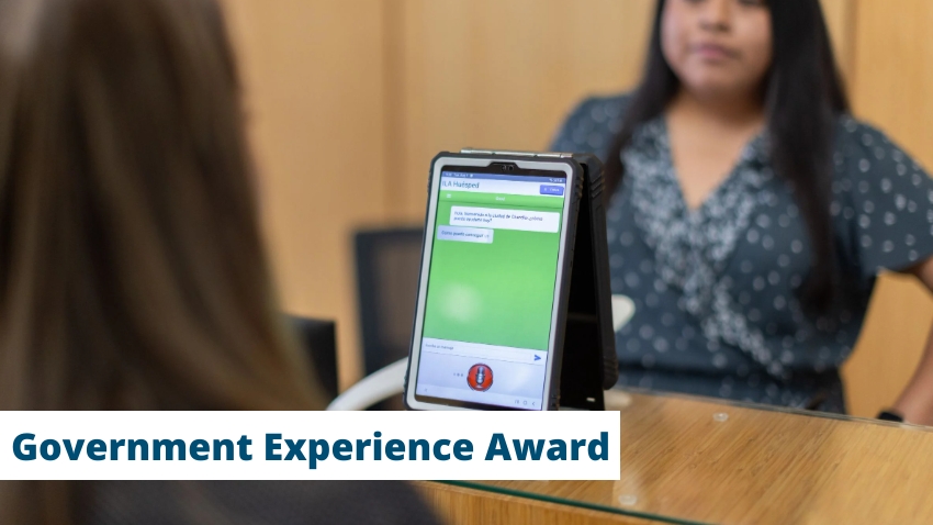 Government Experience Award