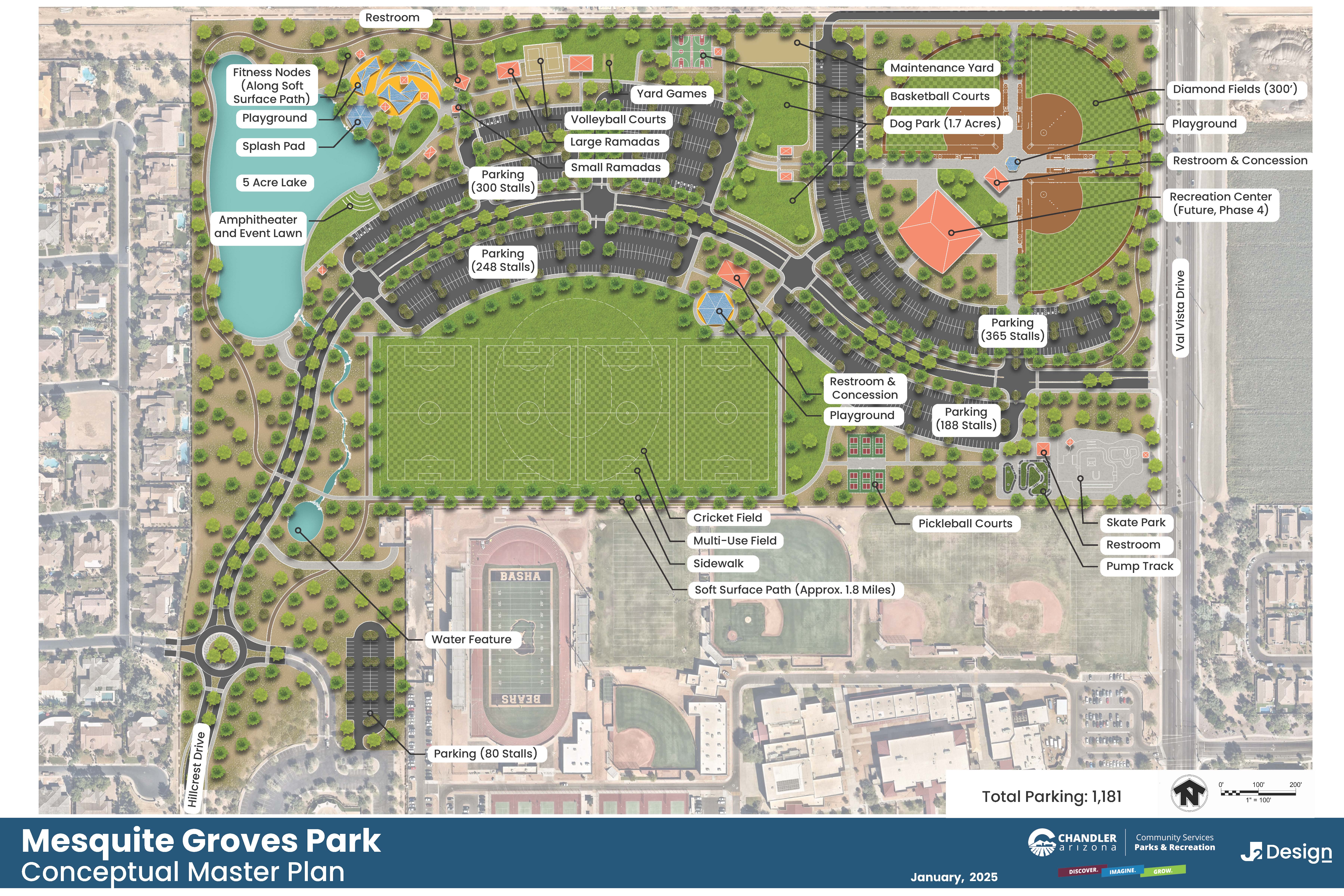 Mesquite Groves Park Conceptual Master Plan