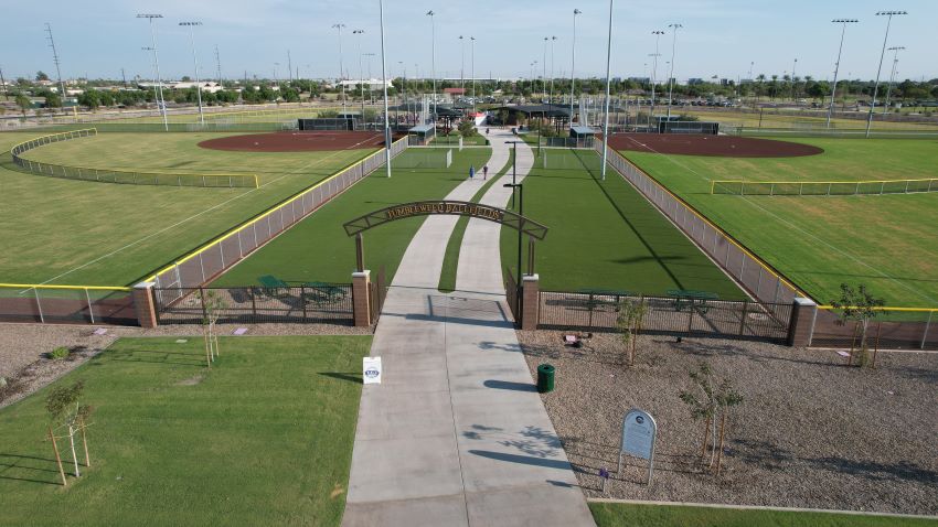 Tumbleweed Ball Fields Entry Sign