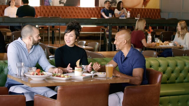 Group of people dining in Chandler