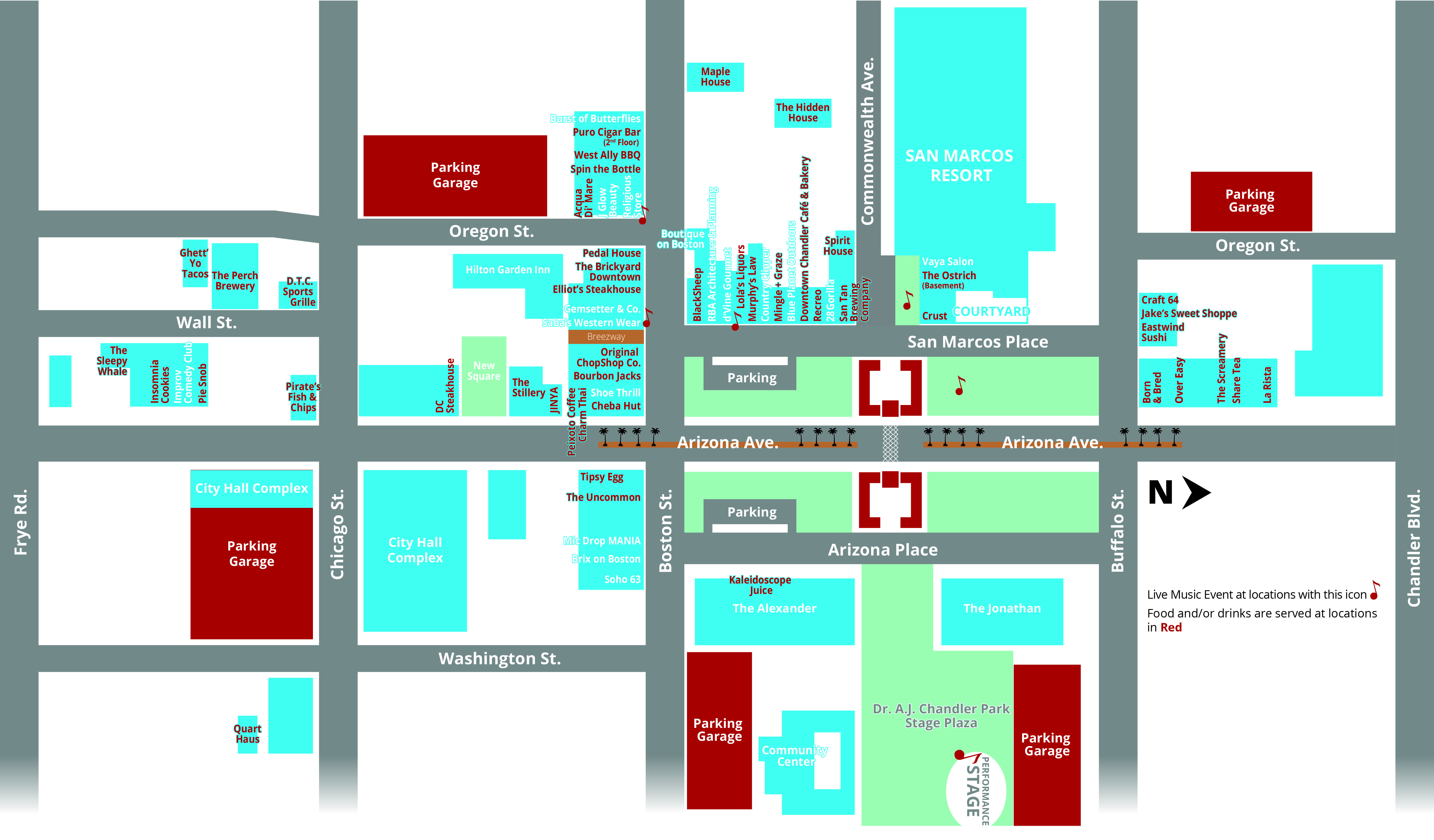 Jazz Fest Map