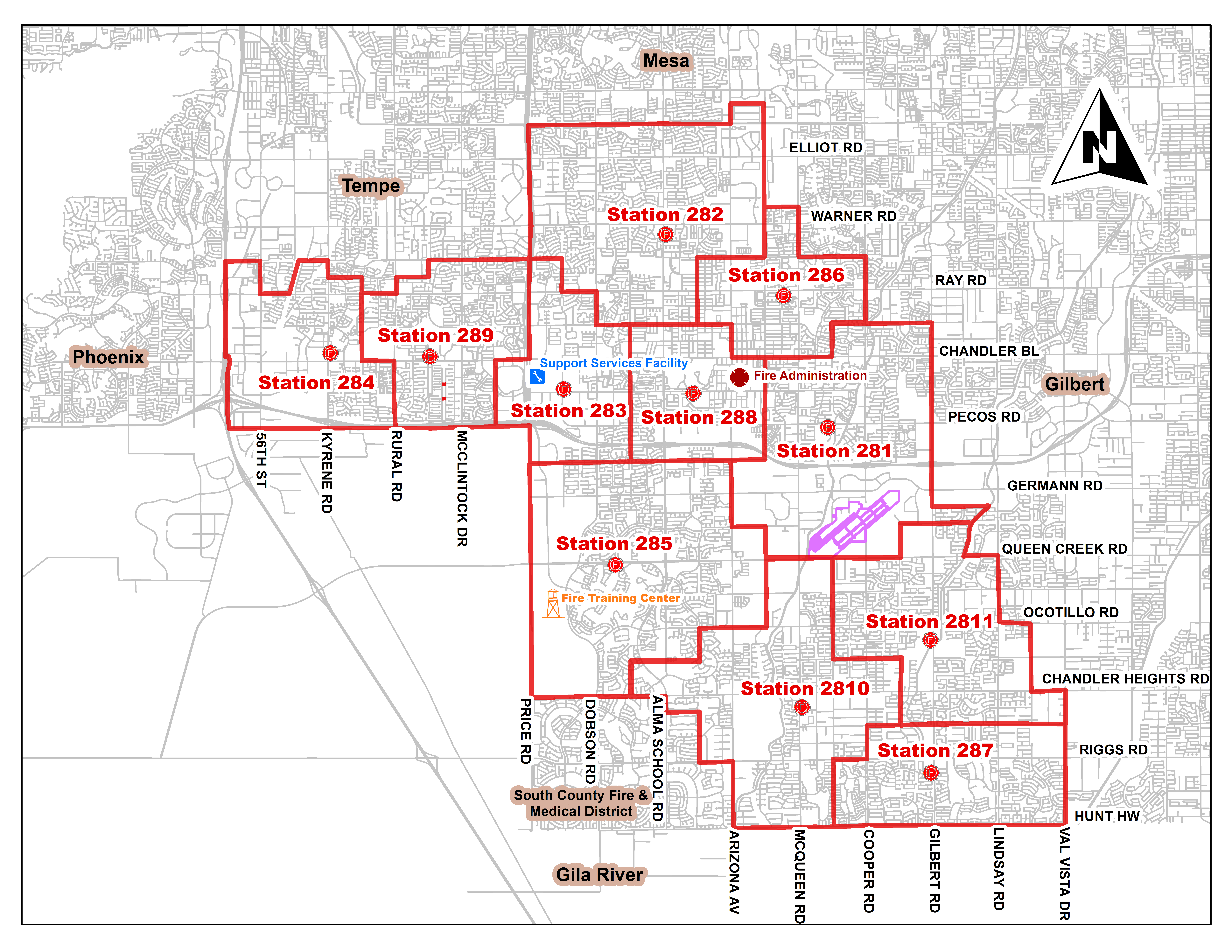 Kyrene School District Map 6122