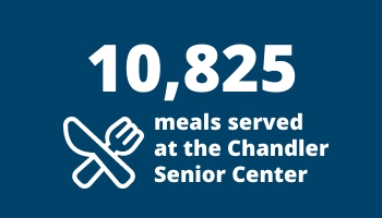 10,825 meals served at the Chandler Senior Center