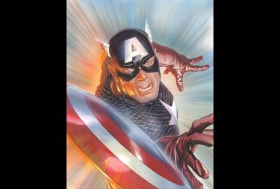 Captain America Marvelocity Cover by Alex Ross