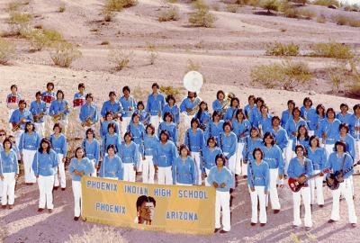 Phoenix Indian School High School Band from Away from Home exhibit