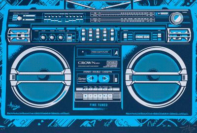 I Can't Help Myself boombox by Jon Arvizu