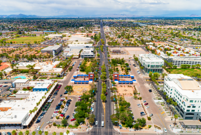 Aerial of Downtown Chandler