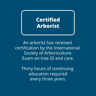 Certified Arborist Description