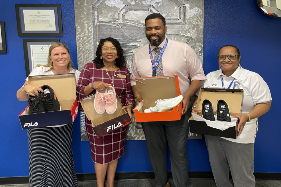 Councilmember Ellis Supports Footwear for Students