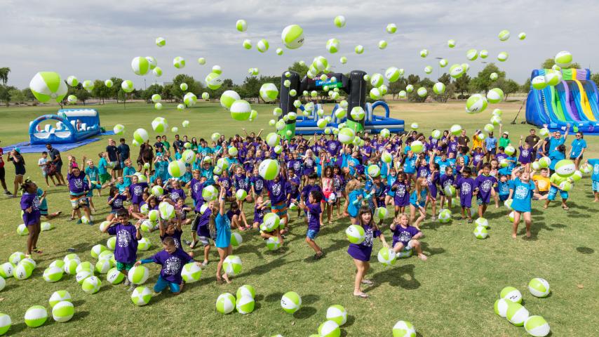 summer camp beach balls