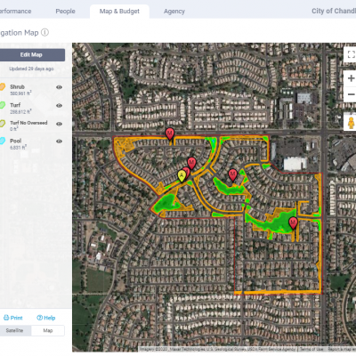 Sample Irrigation Map