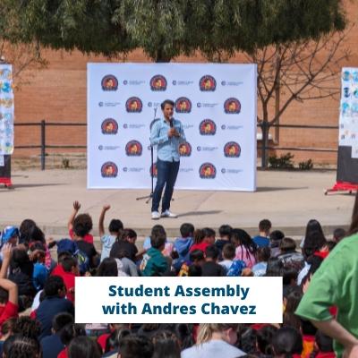 Student Assembly with Andres Chavez