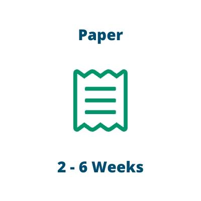 Paper: 2-6 Weeks