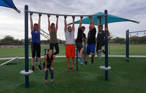 The equipment at Meadowbrook is ideal for athletes training for obstacle course competitions. 