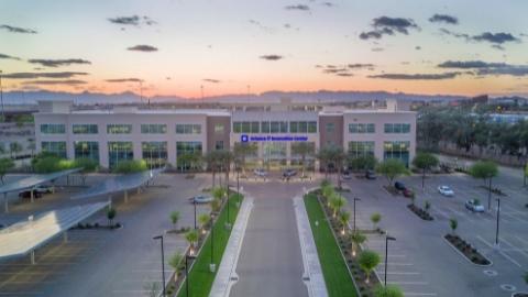 Aerial photo of GM Innovation Center in Chandler, Ariz.