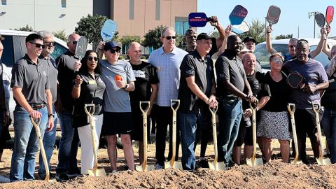 Groundbreaking of Pickleball Facility at Tumbleweed Park in Chandler