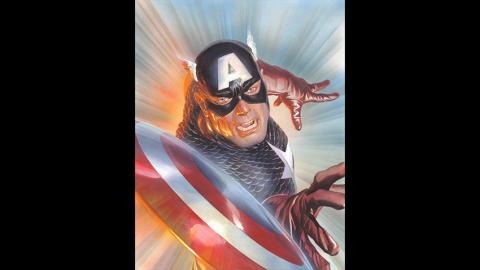 Captain America Marvelocity Cover by Alex Ross