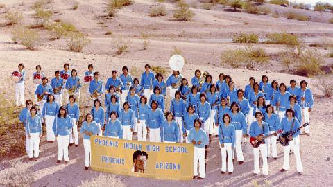 Phoenix Indian School High School Band from Away from Home exhibit