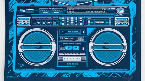 I Can't Help Myself boombox by Jon Arvizu