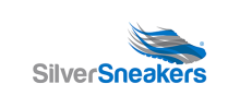 silver sneakers logo