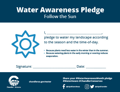 Take the Water Awareness Pledge